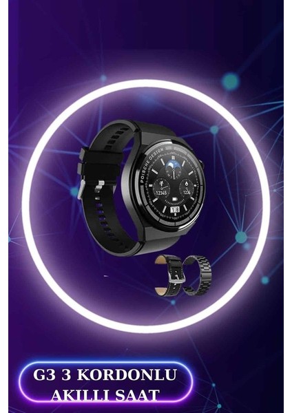 Akıllı Saat ve Kulaklık Seti Dokunmatik Ekran 5.0 Bluetooth Bağlantılı Sesli G - MCT6637-2062 fırsatları