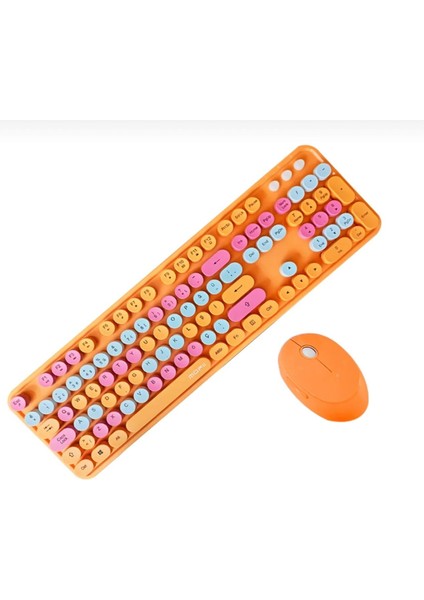Tr Mofii Sweet Turuncu Klavye Mause Set