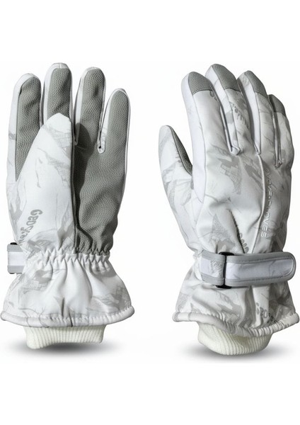 Kadın Şişme Kar Kayak Eldiveni