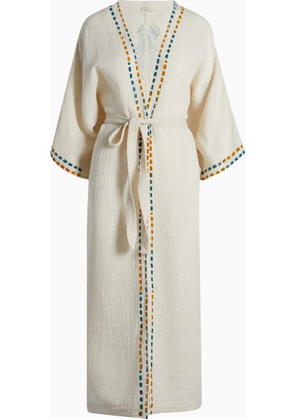 Crinkle Renkli Kimono