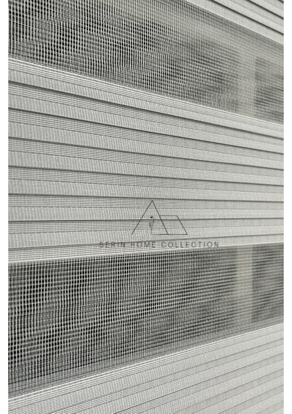 Gri Dar Plise Zebra Stor Perde (Dayanıklı Alüminyum Kasa) indirimleri