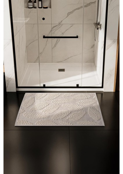 Sakura SK007A Doğal Pamuk 2'li Banyo Paspas Seti 60X90 60X150CM Kaymaz Taban Makinada Yıkanabilir indirimleri