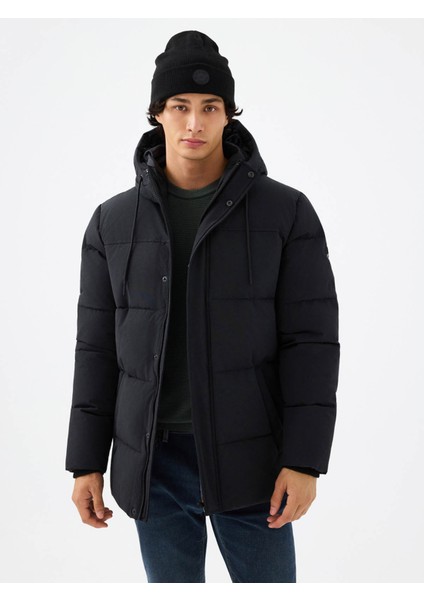 Siyah Erkek Mont LF2041059 indirimleri