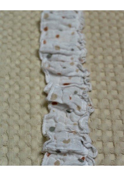 Waffle Müslin Fırfır Detaylı Çocuk & Bebek Örtü | Battaniye | Pike |90X100 %100 Pamuk Çok Amaçlı modelleri