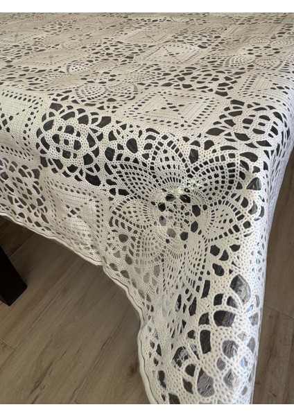 Şeffaf Desenli Masa Örtüsü YUVARLAK137 Cmçapında modelleri