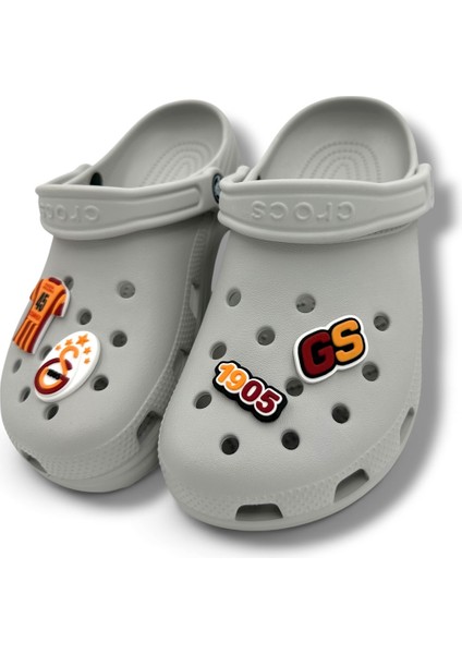 Terlik Süsü ve Aksesuarı – Jibbitz 3D Sarı Kırmızı Oshimen 45 No Forma Byz 5 Yıldızlı Set Aksesuar modelleri