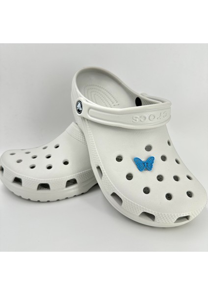 Terlik Süsü ve Aksesuarı , Çanta Süsü – Jibbitz 3D Küçük Boy Desenli Kelebek Figür Logo Aksesuar modelleri