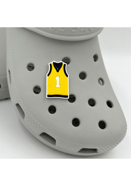 Terlik Süsü ve Aksesuarı , Çanta Süsü – Jibbitz 3D Basket Forması Figür Logo Aksesuar fiyatları