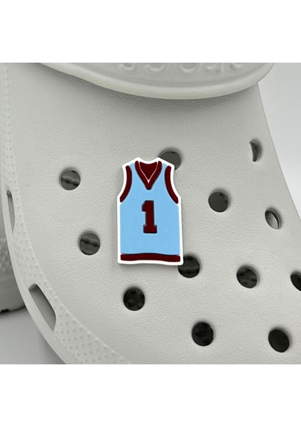 Terlik Süsü ve Aksesuarı , Çanta Süsü – Jibbitz 3D Basket Forması Figür Logo Aksesuar fiyatları