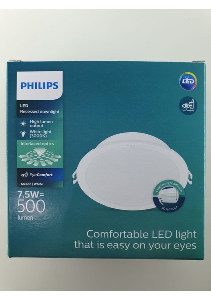 Meson 7.5W 3000K Sarı Işık 500LÜMEN Meson LED Spot Armatür