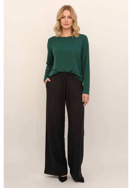 9214M Palazzo Eşofman Siyah