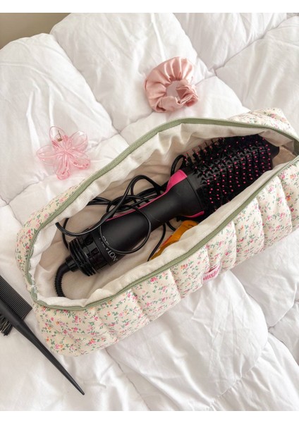 Pıtırcık Çiçek Saç Maşa Düzleştirici Çantası Airwrap Airstrait Uyumlu Seyahat Çantası modelleri