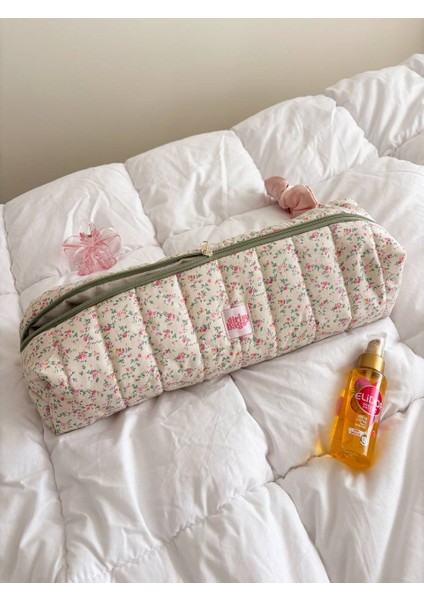 Pıtırcık Çiçek Saç Maşa Düzleştirici Çantası Airwrap Airstrait Uyumlu Seyahat Çantası