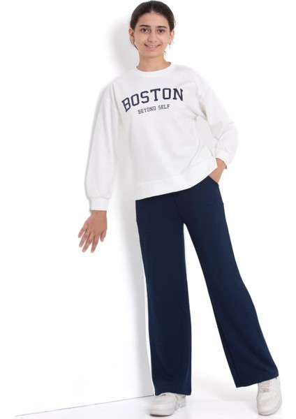 Boston Kız Çocuk Eşofman Takımı Lacivert