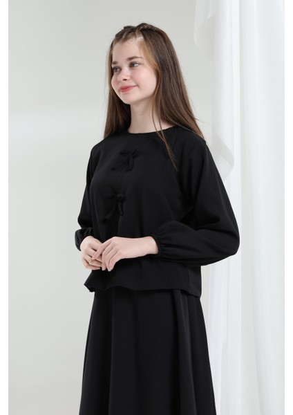 Nora Kız Çocuk Takım Siyah modelleri