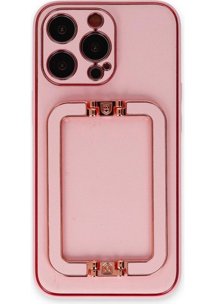iPhone 13 Pro Max Kılıf Coco Elit Kapak - Pembe (K95)