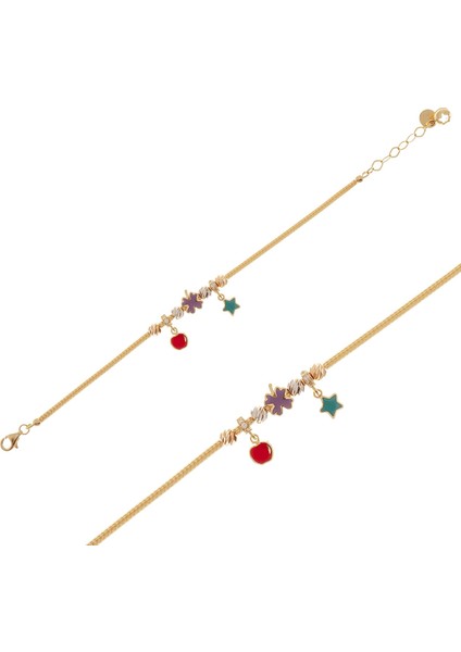 Trend Çocuk Bileklik 14 Ayar Altın