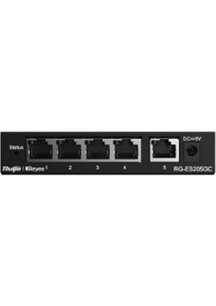 -Reyee RG-ES205GC 4port 10-100-1000 Mbps+1 Port 10-100-1000 Mbps GB Yönetilebilir 54W