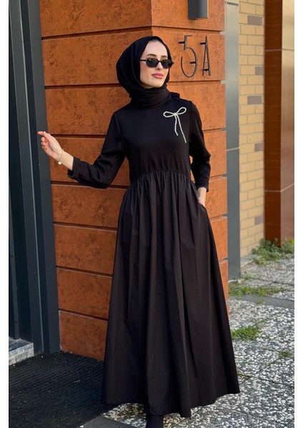 Elbise 26KZ1068 Siyah