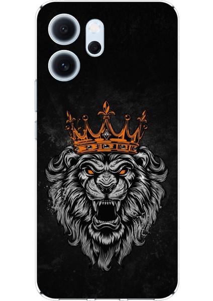 Oppo Reno 14F Uyumlu Kurt Ruhu Baskılı Silikon Kılıf