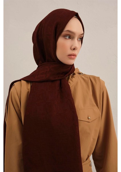 Lyocell Naia Kare Monogram Şal 6 32 fiyatları