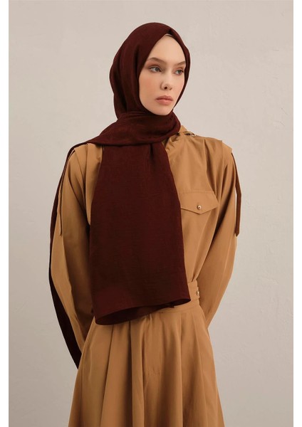 Lyocell Naia Kare Monogram Şal 6 32 modelleri