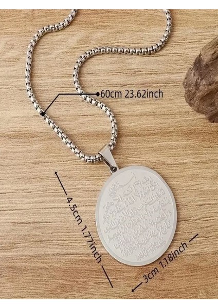 Erkekler ve Kadınlar Için Paslanmaz Çelik Kur'an Kolye modelleri