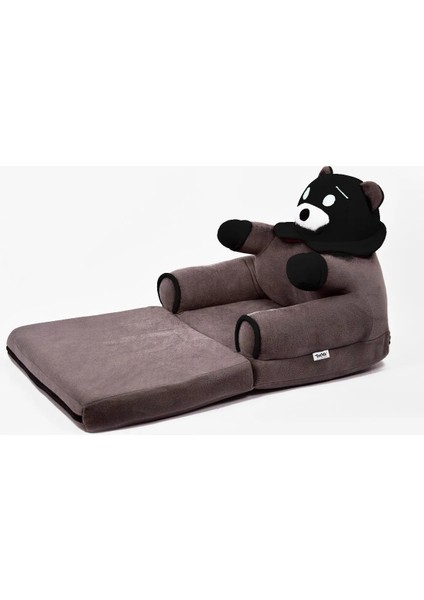 Portatif Taşınabilir Katlanabilir Sünger Ayıcık Koltuk- Çocuk Koltuğu - Siyah fiyatları