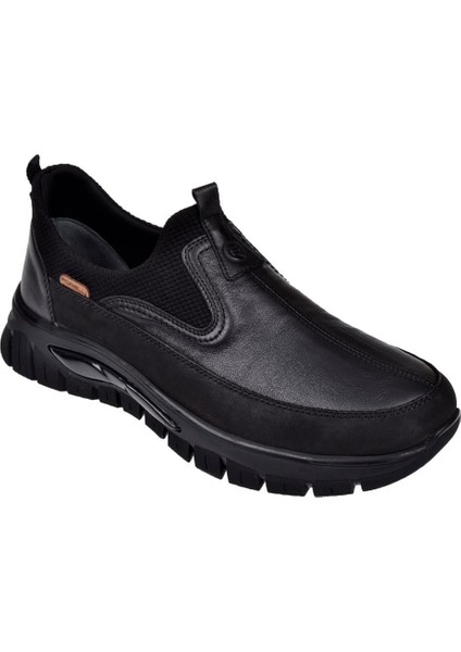 Hakiki Deri Comfort Erkek Ayakkabı For-Tiger Siyah