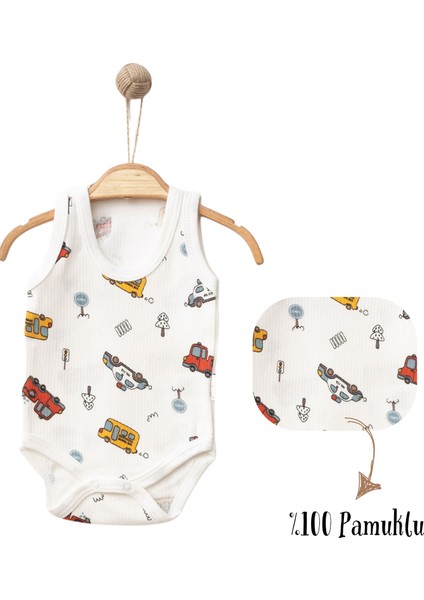 Erkek Bebek&çocuk Askılı Çıtçıtlı Badi 2’li Set – %100 Pamuk, Esnek ve Rahat modelleri