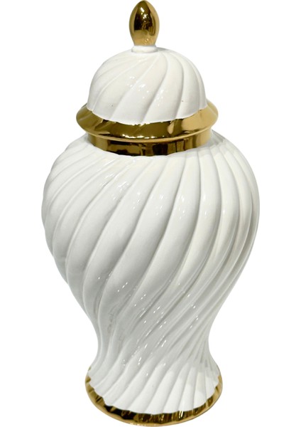 Seramik Halat Desen Büyük Küp Beyaz modelleri