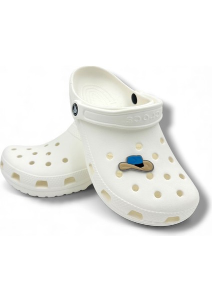 Terlik Süsü ve Aksesuarı , Çanta Süsü – Jibbitz 3D Kovboy Şapkası Figür Aksesuar modelleri