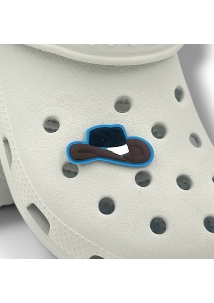 Terlik Süsü ve Aksesuarı , Çanta Süsü – Jibbitz 3D Kovboy Şapkası Figür Aksesuar