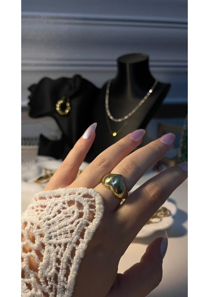 Çelik Kalpli Yüzük Ayarlanabilen