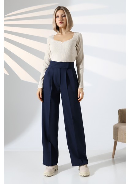 Kadın Palazzo Pantolon Beli Cırtlı fiyatları