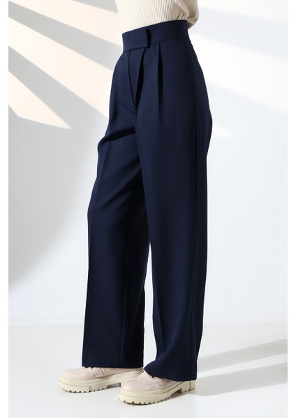 Kadın Palazzo Pantolon Beli Cırtlı