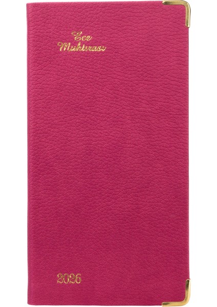 Ece-4dl Karaköy Koyu Pembe Çizgili Haftalık 8,5X16 2026