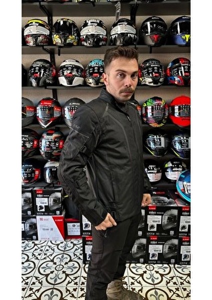 Sepang Siyah-Gri Motosiklet Montu Nefes Alabilir Kumaşla Konfor ve Güvenlik Sunar modelleri