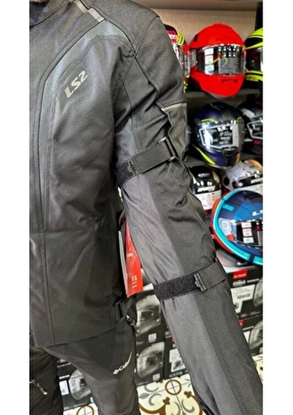 Sepang Siyah-Gri Motosiklet Montu Nefes Alabilir Kumaşla Konfor ve Güvenlik Sunar