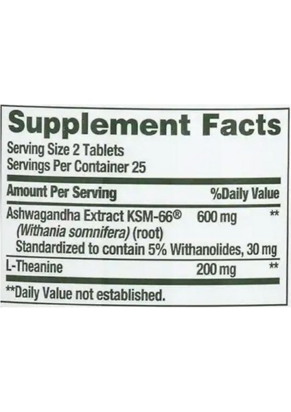 Nature's Ash**wagandha modelleri