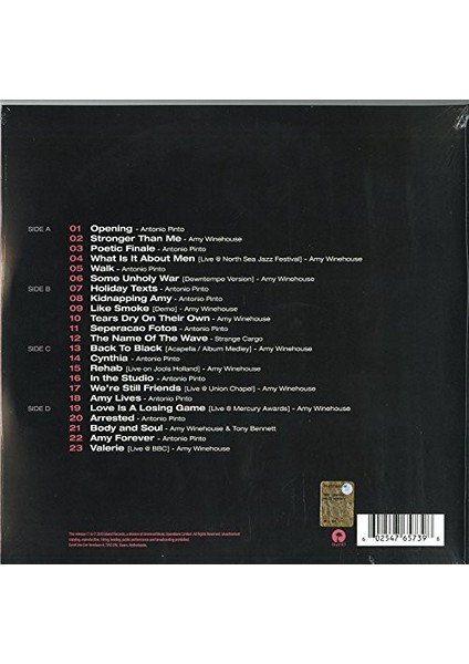 Amy winehouse – Amy (Original Soundtrack) 2 lp fiyatları