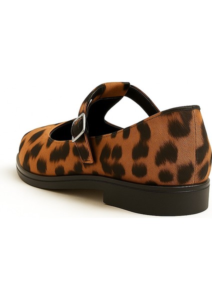 Leopar Hakiki Deri Ortopedik Termo Kaymaz Taban Kız Çocuk Babet fırsatları