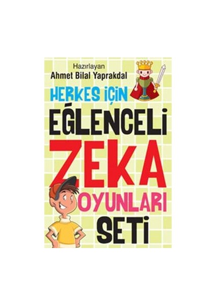 Herkes Için Eğlenceli Zeka Oyunları Seti (4 Kitap Takım)