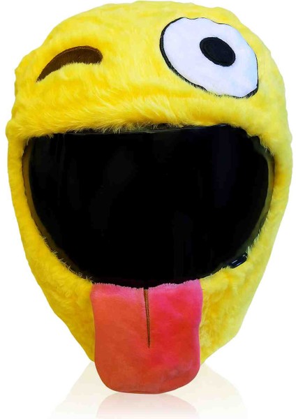 Emoji Kask Kılıfı Kask Süsü