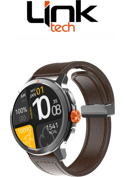 S110 Premium Lt Watch 46MM Gps Süper Amoled 5ATM Suya Dayanıklı Akıllı Saat (Kvk Türkiye Garantili)