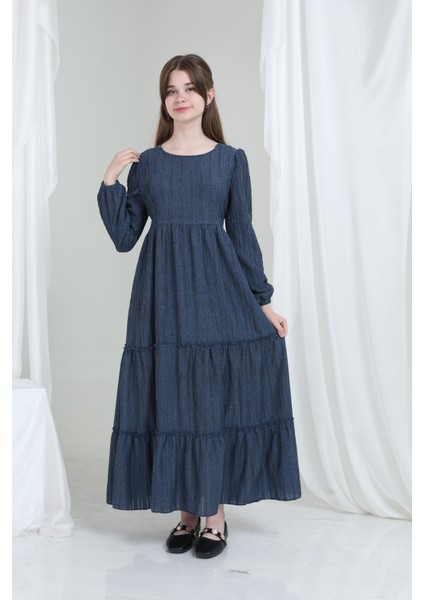 Mireya Kız Çocuk Elbise Mavi fırsatları