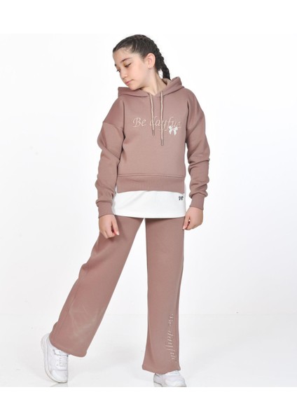 Be Dayfue Kız Çocuk Eşofman Takımı Kahverengi modelleri