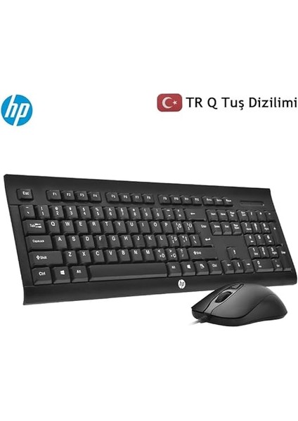 KM100 Kablolu Klavye Mouse Set Kurulumu Kolay Tak Çalıştır Şık Zafir Modern Tasarım Türkçe Q Klavye fiyatları