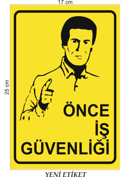 Uyarı Levhası Önce Iş Güvenliği