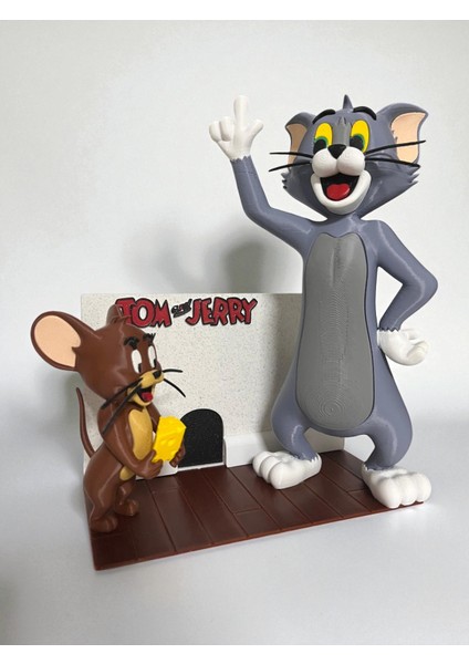 Tom ve Jerry Figür Seti | Ikonik Kedi Fare Karakterleri Koleksiyonluk Dekoratif Biblo Heykel modelleri
